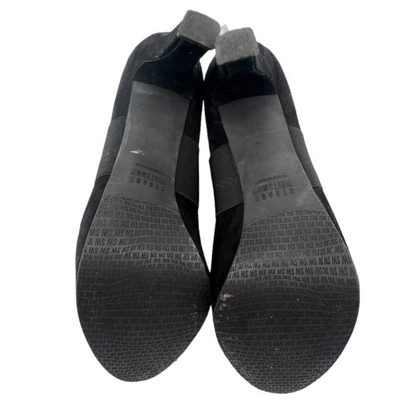 Stuart Weitzman Kilgore Black Suede High Heel Platform Ankle Boot Size 9 Womens - Picture 9 of 11